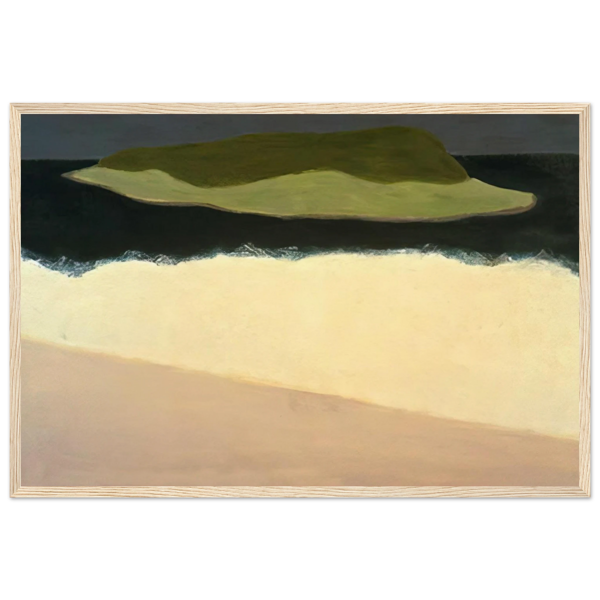 Offshore Island - 1958 Framed Poster | Milton Avery Framed Prints Wall Art | Milton Avery Store