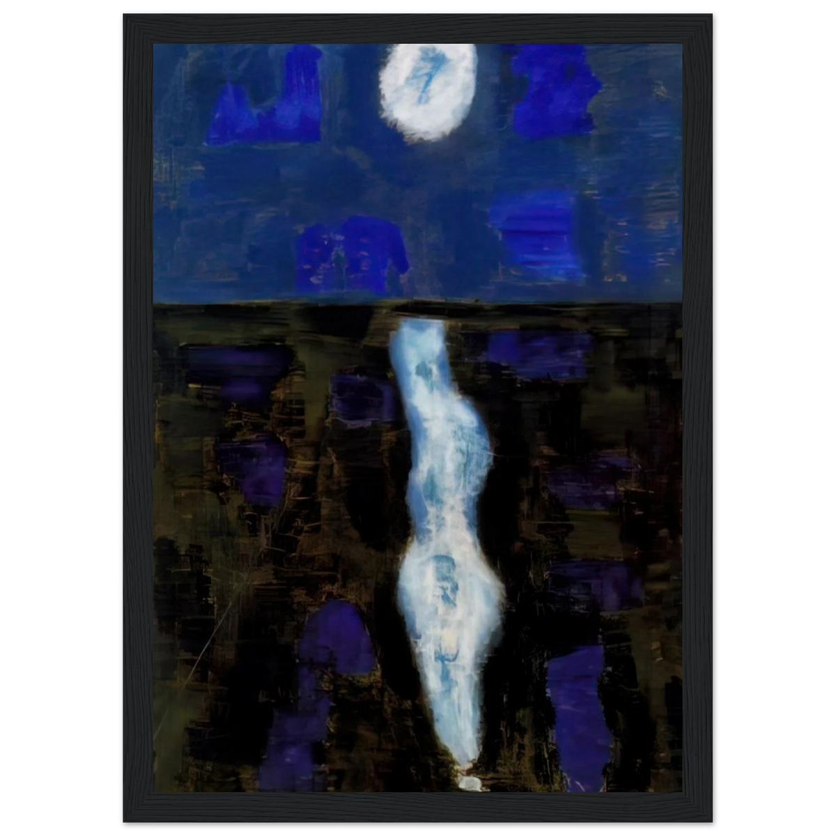 White Moon - 1957 Framed Poster | Milton Avery Framed Prints Wall Art | Milton Avery Store