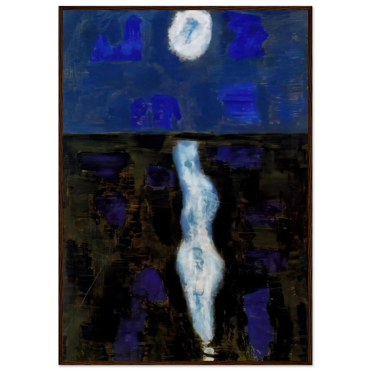 White Moon - 1957 Framed Poster | Milton Avery Framed Prints Wall Art | Milton Avery Store
