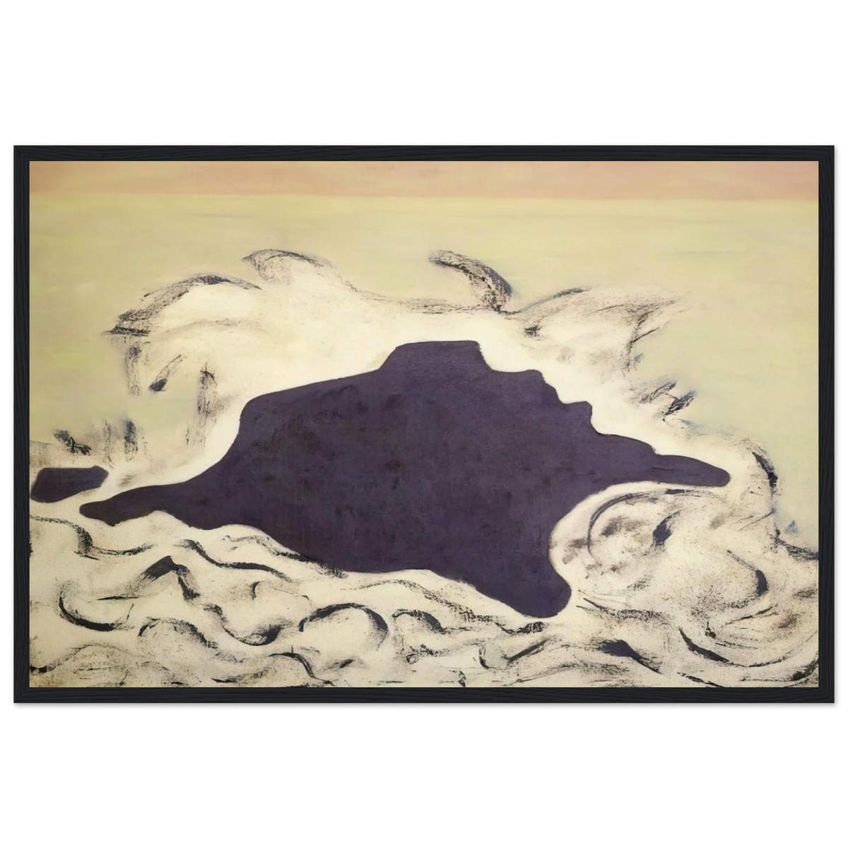Advancing Sea - 1953 Framed Poster | Milton Avery Framed Prints Wall Art | Milton Avery Store