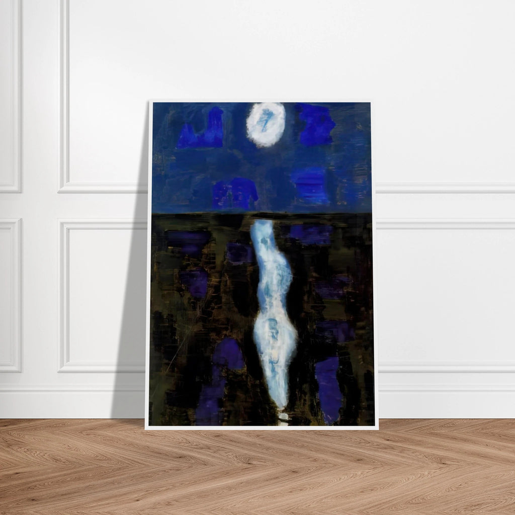 White Moon - 1957 Framed Poster | Milton Avery Framed Prints Wall Art | Milton Avery Store