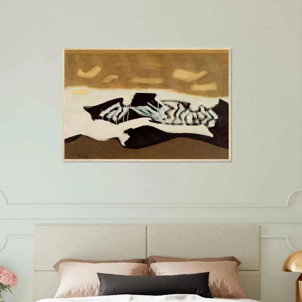 Breaking Sea - 1952 Framed Poster | Milton Avery Framed Prints Wall Art | Milton Avery Store