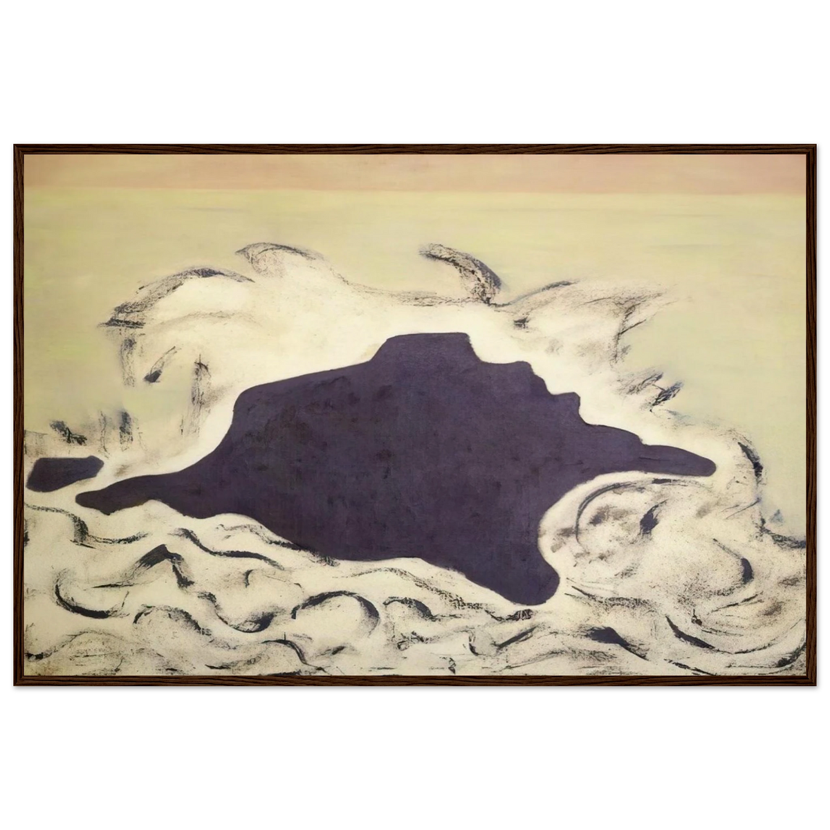 Advancing Sea - 1953 Framed Poster | Milton Avery Framed Prints Wall Art | Milton Avery Store