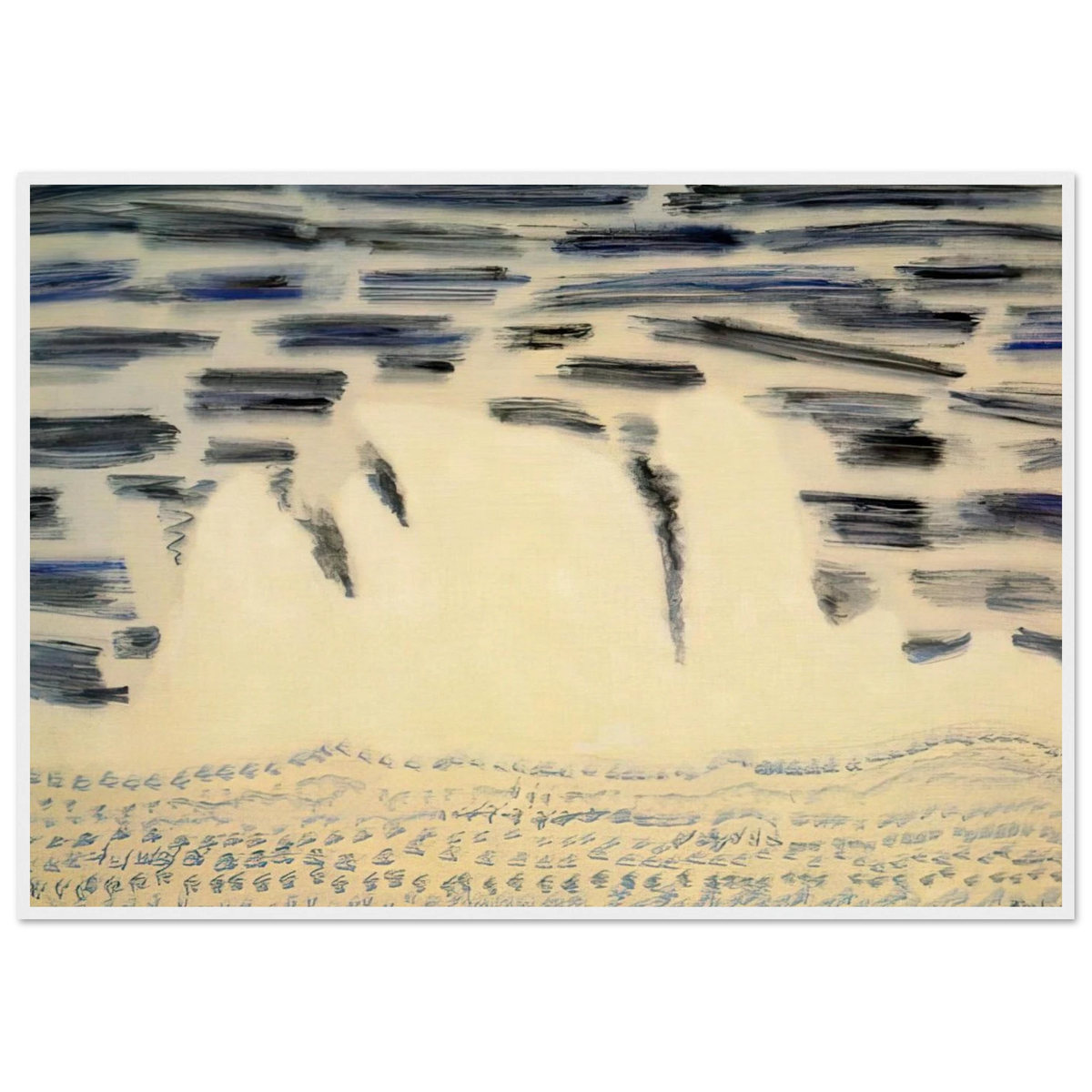 Onrushing Wave - 1958 Framed Poster | Milton Avery Framed Prints Wall Art | Milton Avery Store