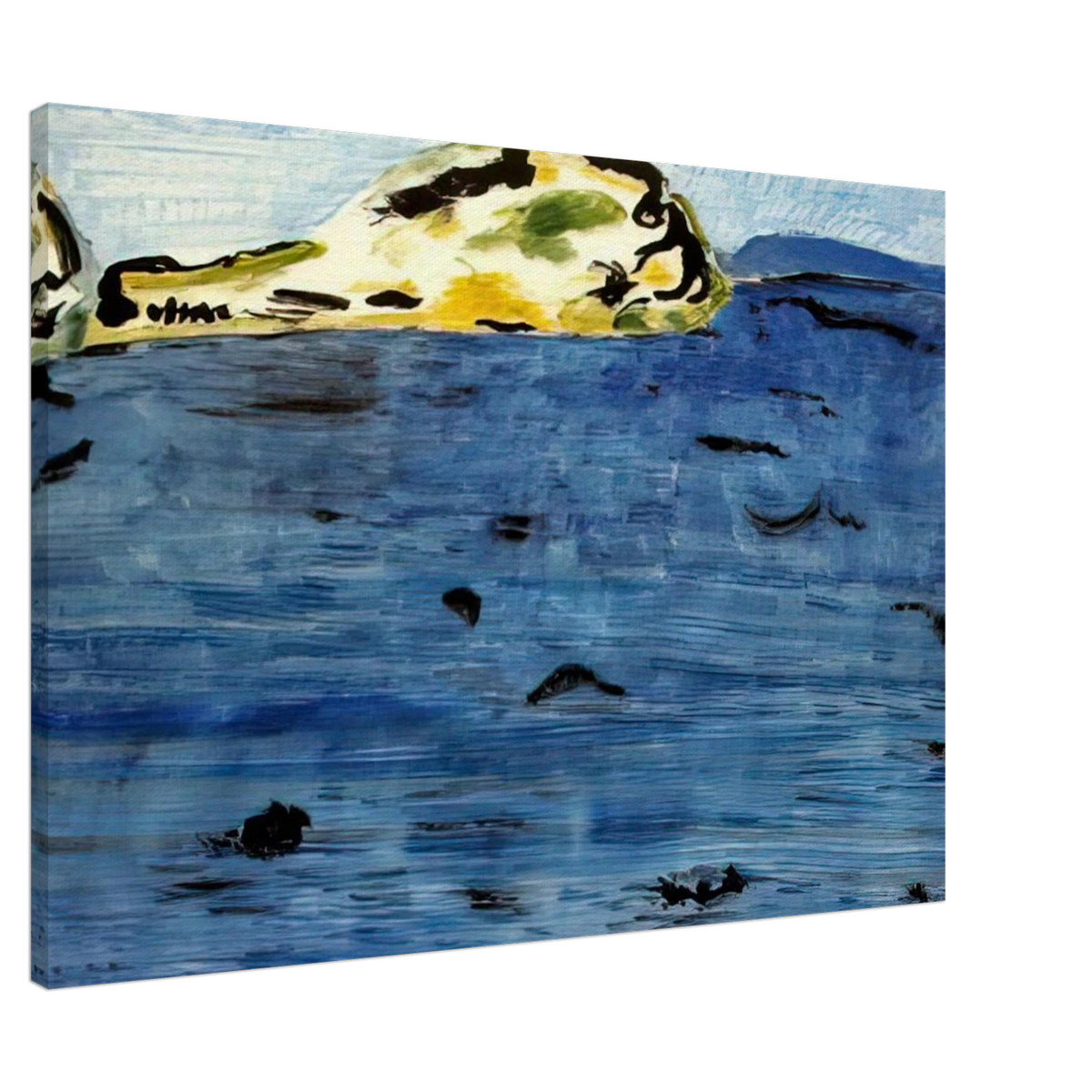 Blue Bay and Dunes - 1961 Canvas | Milton Avery Canvas | Milton Avery Store