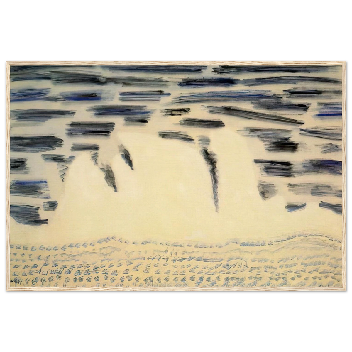 Onrushing Wave - 1958 Framed Poster | Milton Avery Framed Prints Wall Art | Milton Avery Store