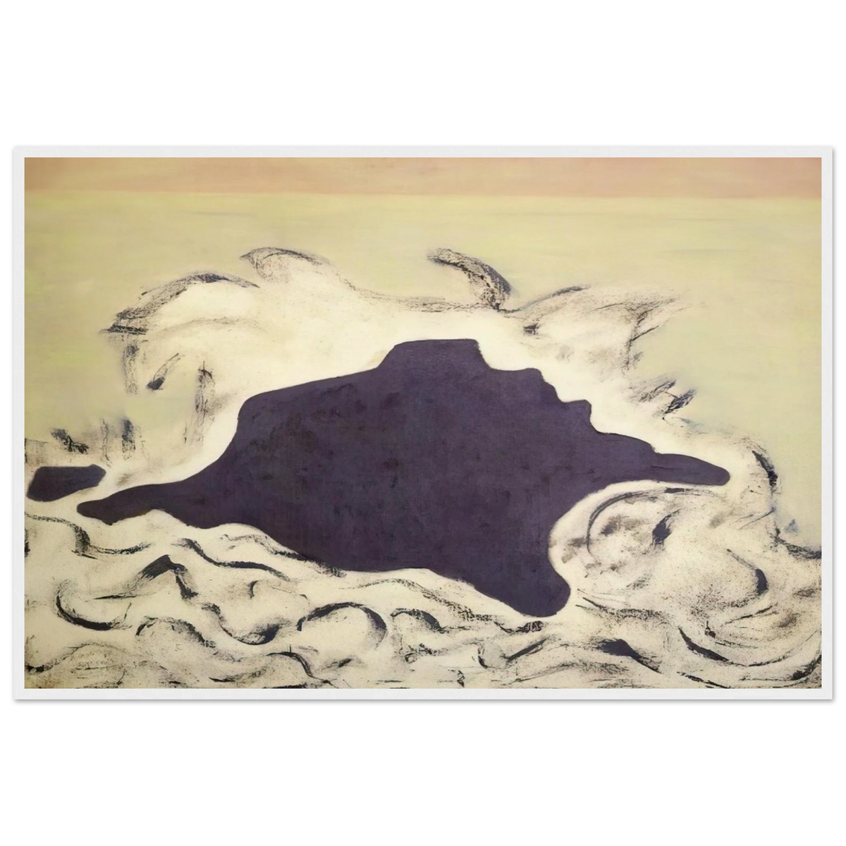Advancing Sea - 1953 Framed Poster | Milton Avery Framed Prints Wall Art | Milton Avery Store