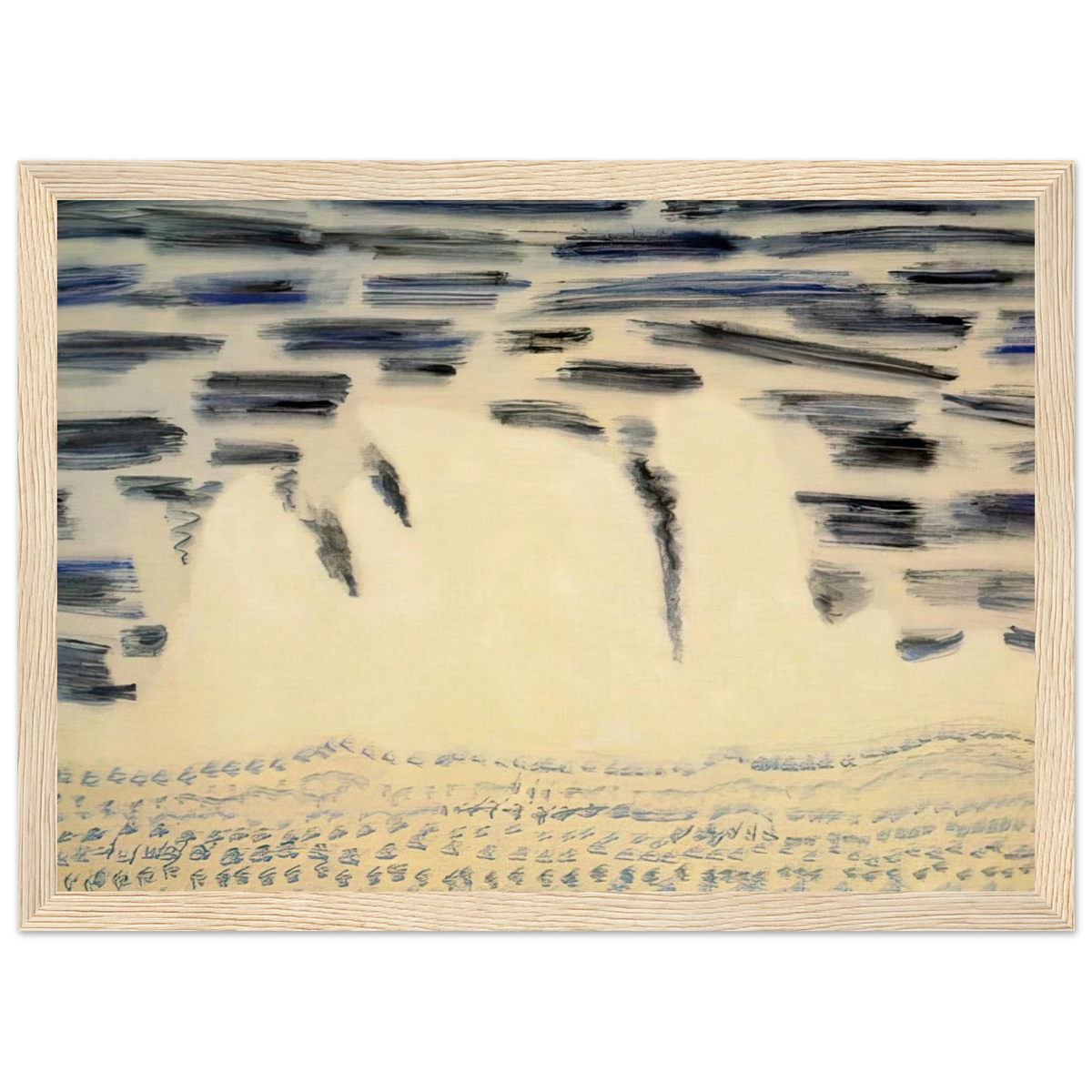 Onrushing Wave - 1958 Framed Poster | Milton Avery Framed Prints Wall Art | Milton Avery Store