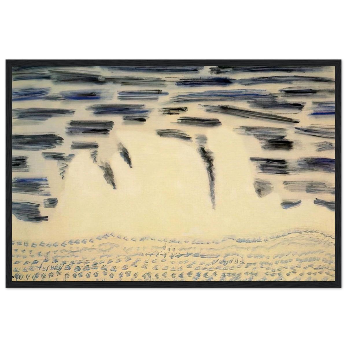 Onrushing Wave - 1958 Framed Poster | Milton Avery Framed Prints Wall Art | Milton Avery Store