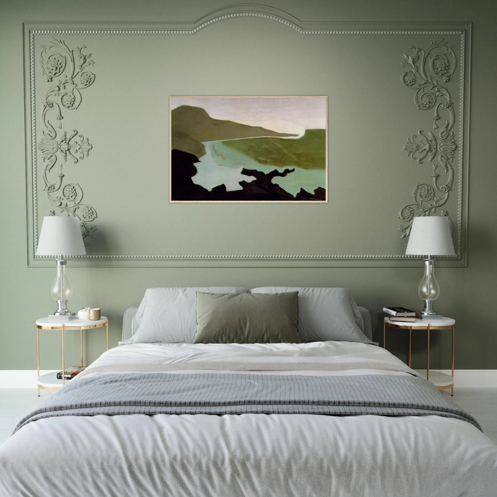 Green Sea - 1954 Framed Poster | Milton Avery Framed Prints Wall Art | Milton Avery Store