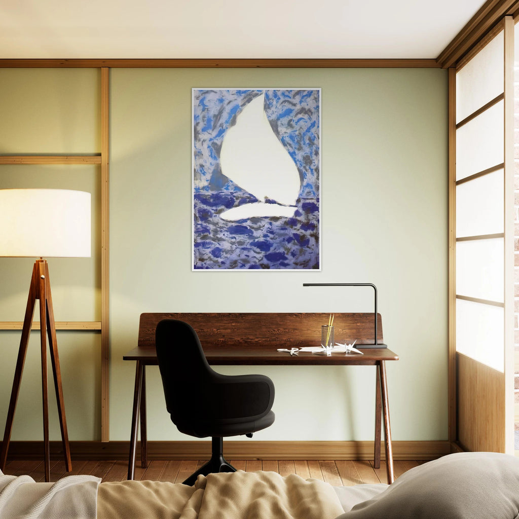 Sail - 1958 Framed Poster | Milton Avery Framed Prints Wall Art | Milton Avery Store