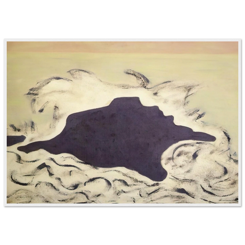 Advancing Sea - 1953 Framed Poster | Milton Avery Framed Prints Wall Art | Milton Avery Store