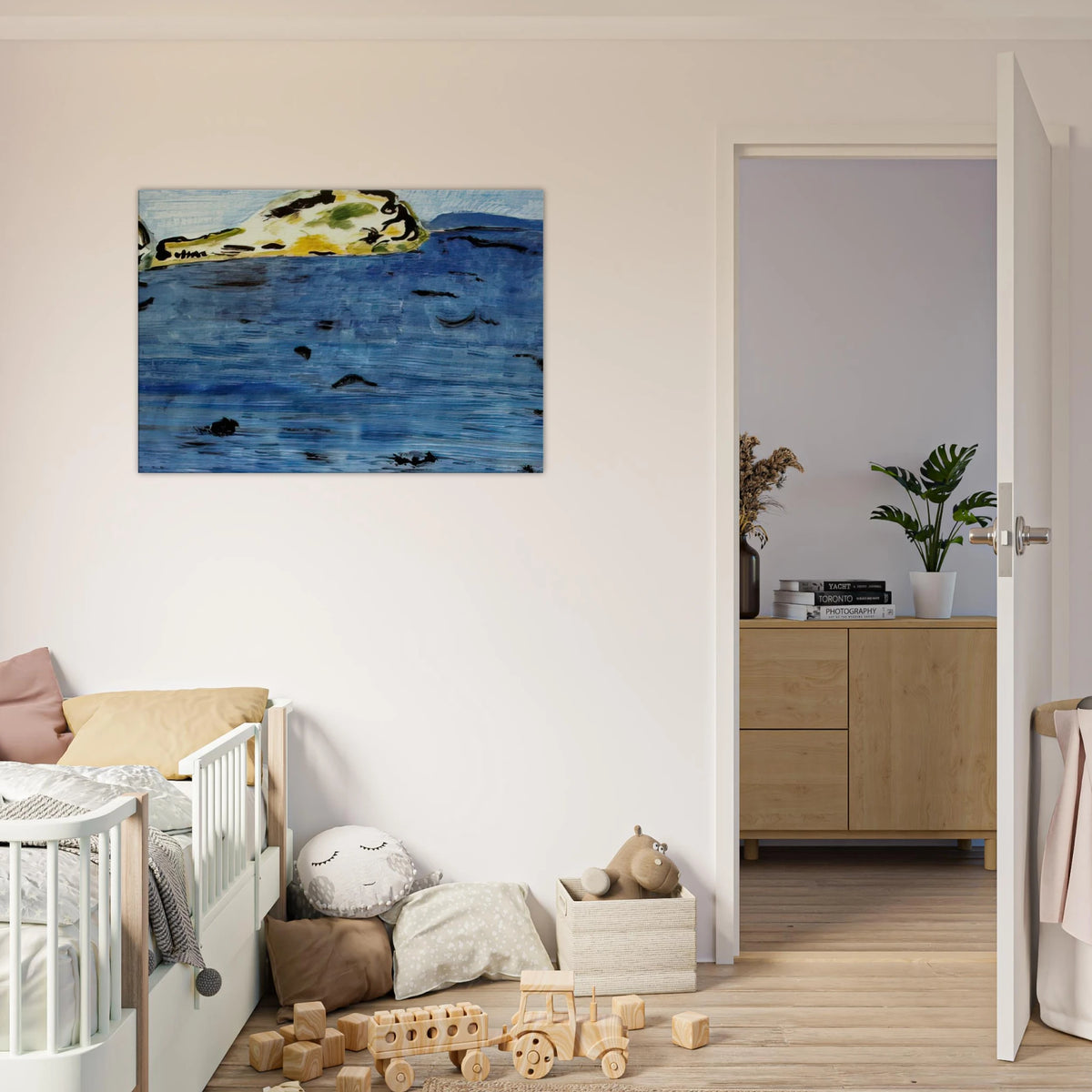 Blue Bay and Dunes - 1961 Canvas | Milton Avery Canvas | Milton Avery Store