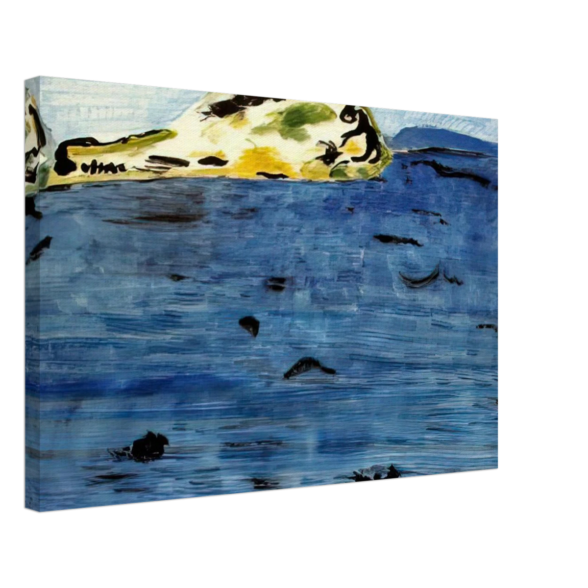 Blue Bay and Dunes - 1961 Canvas | Milton Avery Canvas | Milton Avery Store