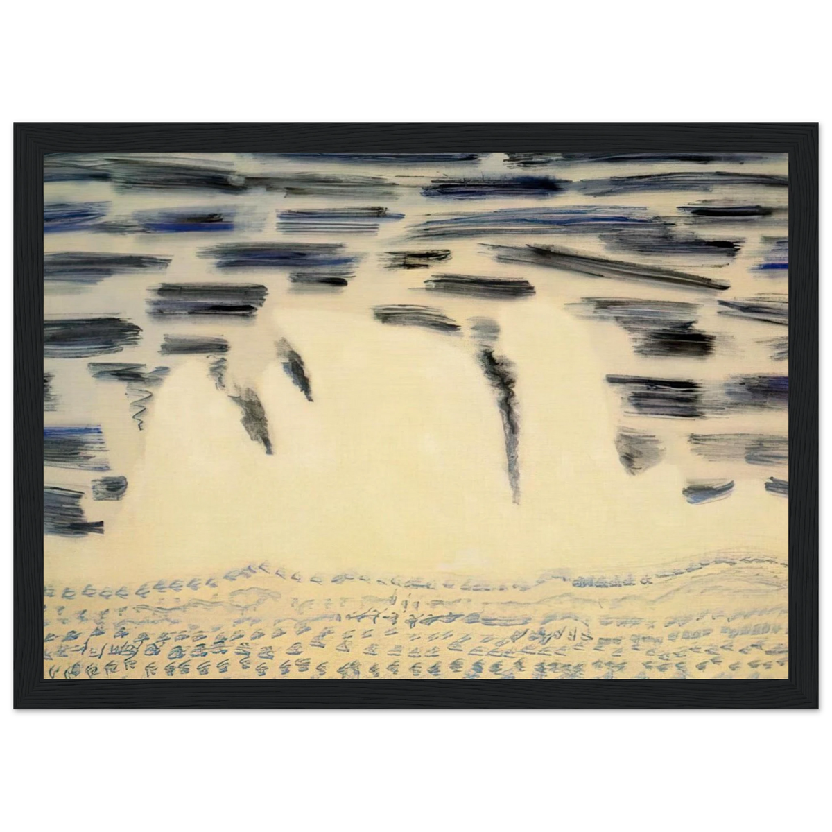 Onrushing Wave - 1958 Framed Poster | Milton Avery Framed Prints Wall Art | Milton Avery Store