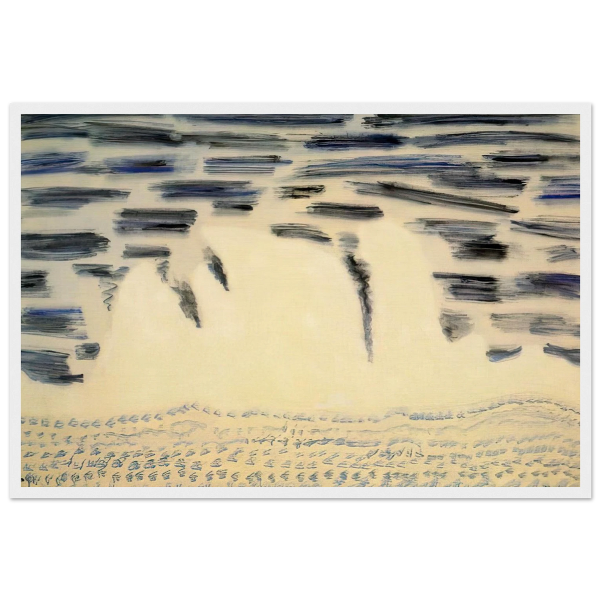 Onrushing Wave - 1958 Framed Poster | Milton Avery Framed Prints Wall Art | Milton Avery Store
