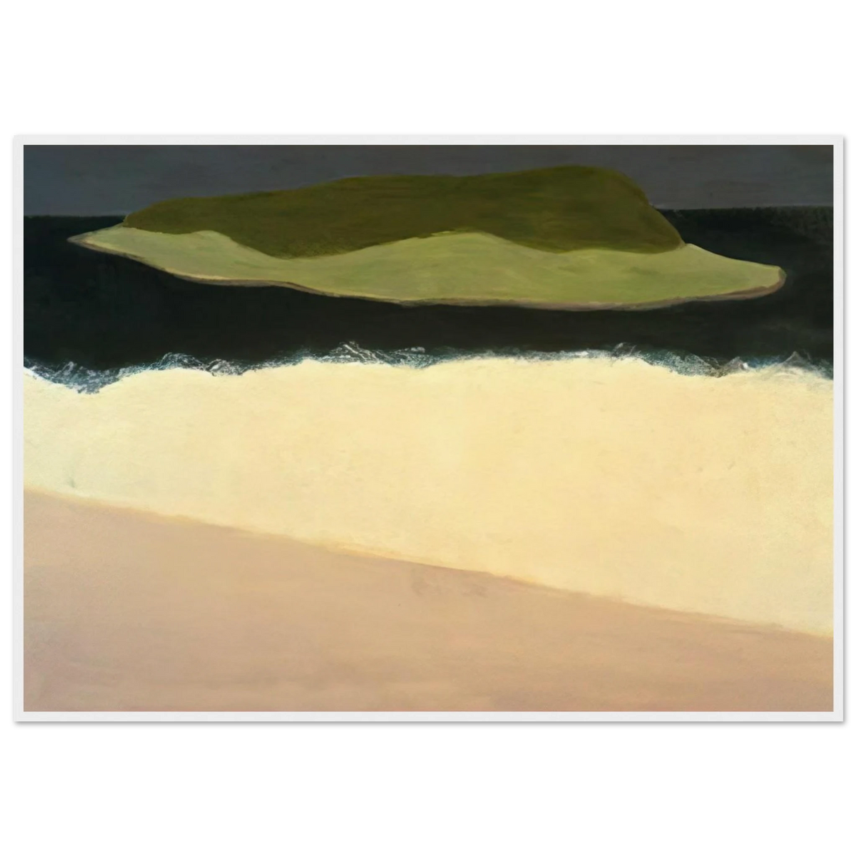 Offshore Island - 1958 Framed Poster | Milton Avery Framed Prints Wall Art | Milton Avery Store
