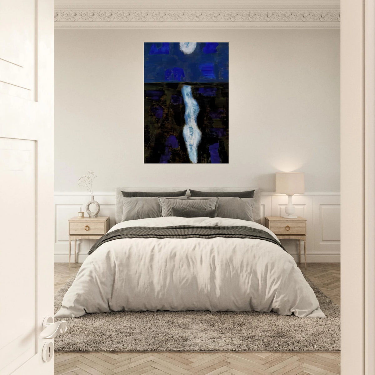 White Moon - 1957 Canvas | Milton Avery Canvas | Milton Avery Store