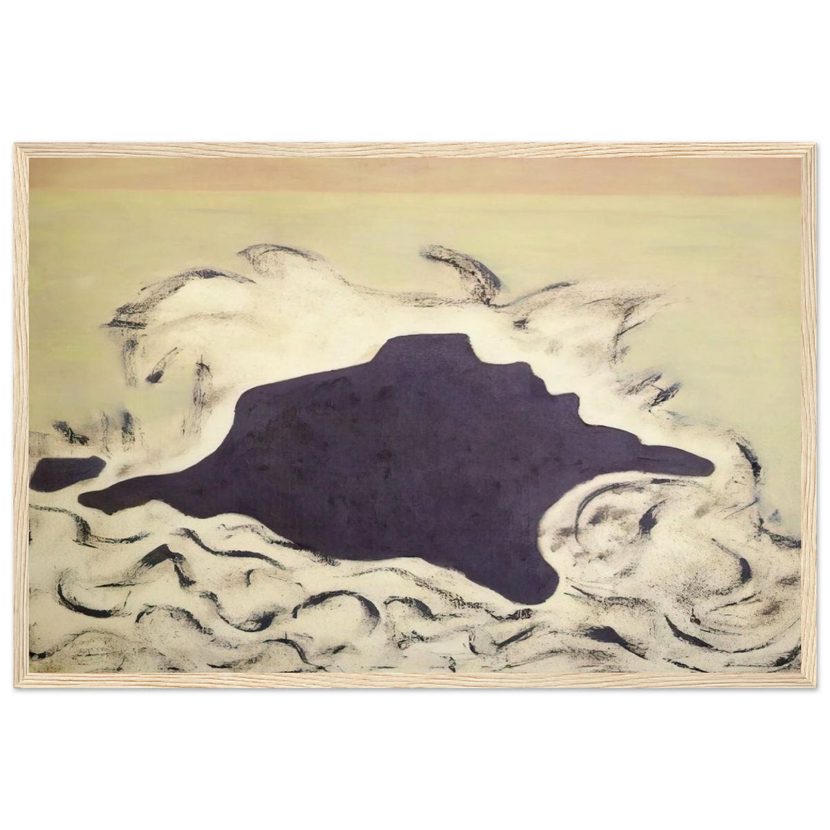 Advancing Sea - 1953 Framed Poster | Milton Avery Framed Prints Wall Art | Milton Avery Store
