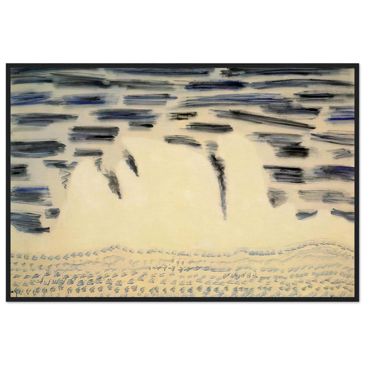 Onrushing Wave - 1958 Framed Poster | Milton Avery Framed Prints Wall Art | Milton Avery Store