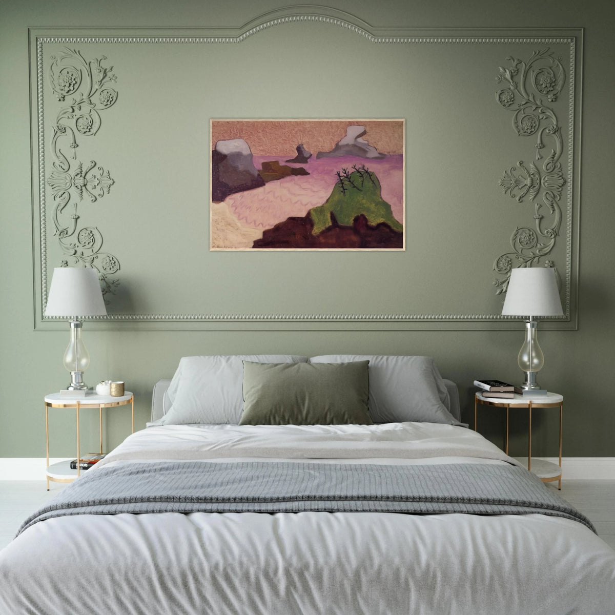Oregon Coast - 1947 Framed Poster | Milton Avery Framed Prints Wall Art | Milton Avery Store