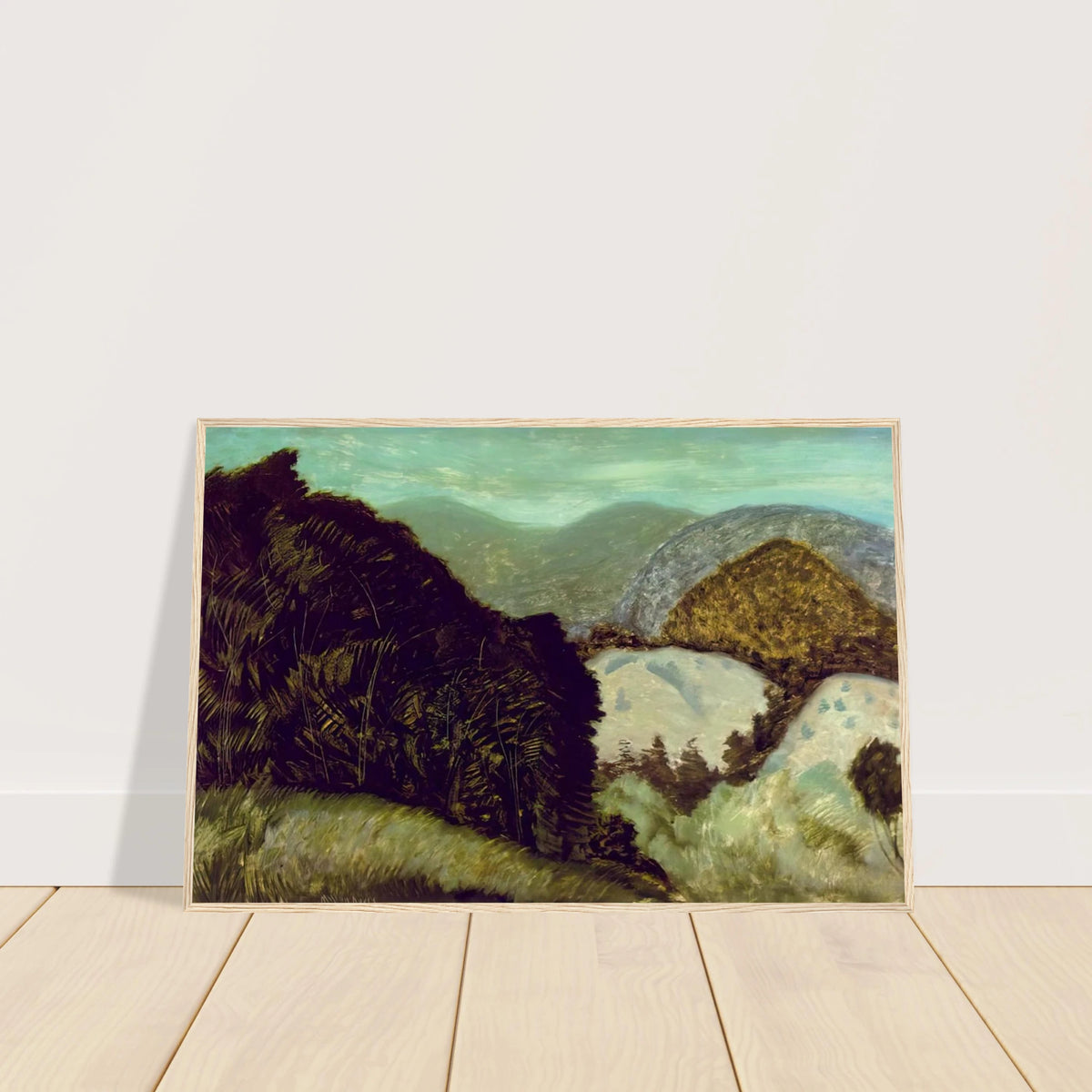 Vermont Hills - 1936 Framed Poster | Milton Avery Framed Prints Wall Art | Milton Avery Store