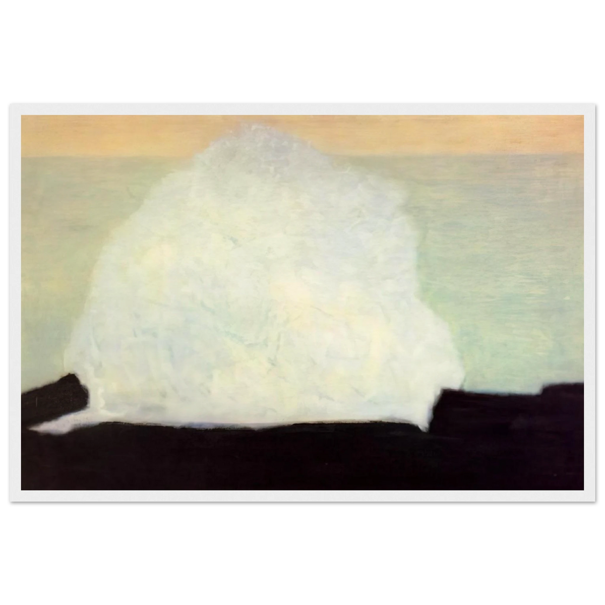 White Wave - 1954 Framed Poster | Milton Avery Framed Prints Wall Art | Milton Avery Store