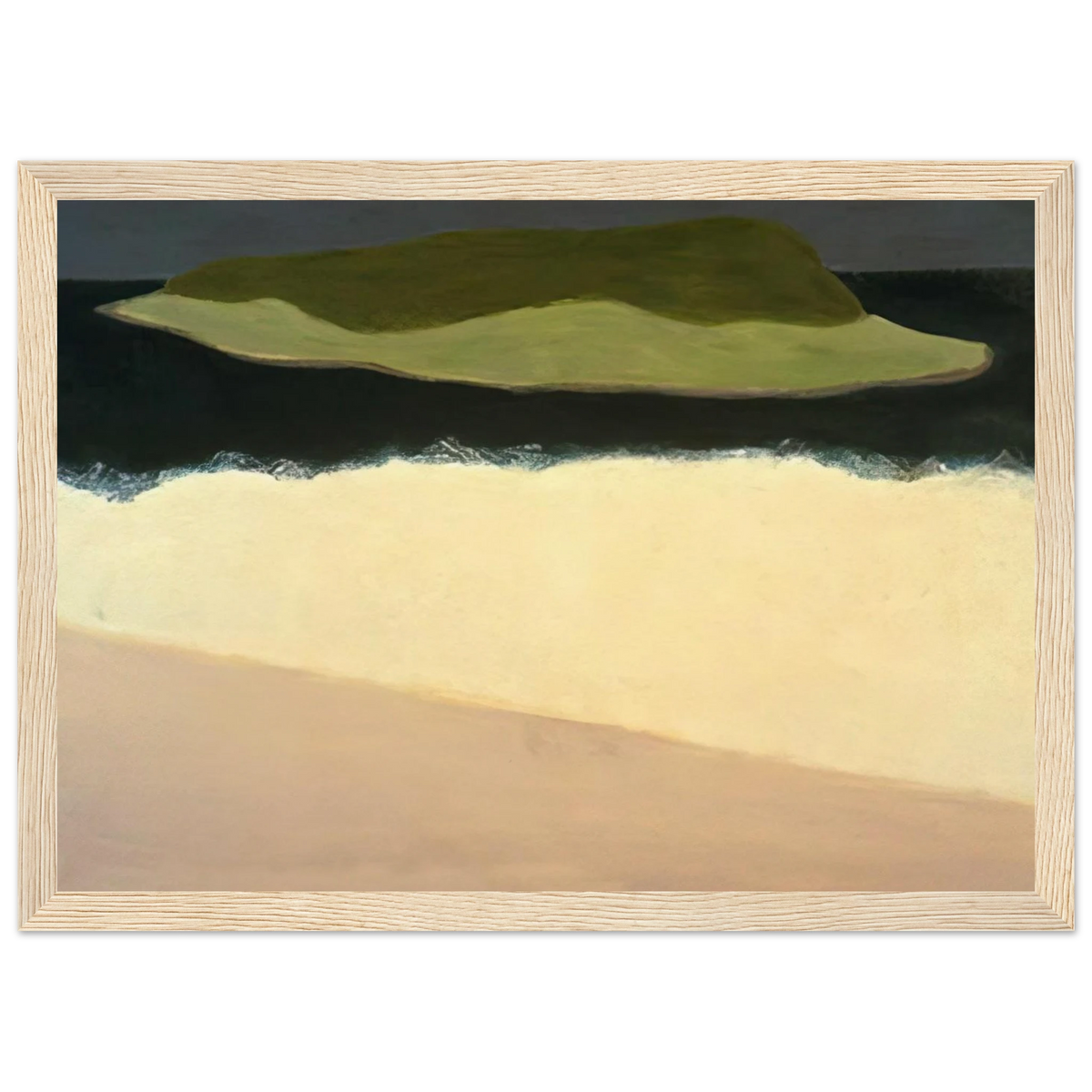 Offshore Island - 1958 Framed Poster | Milton Avery Framed Prints Wall Art | Milton Avery Store
