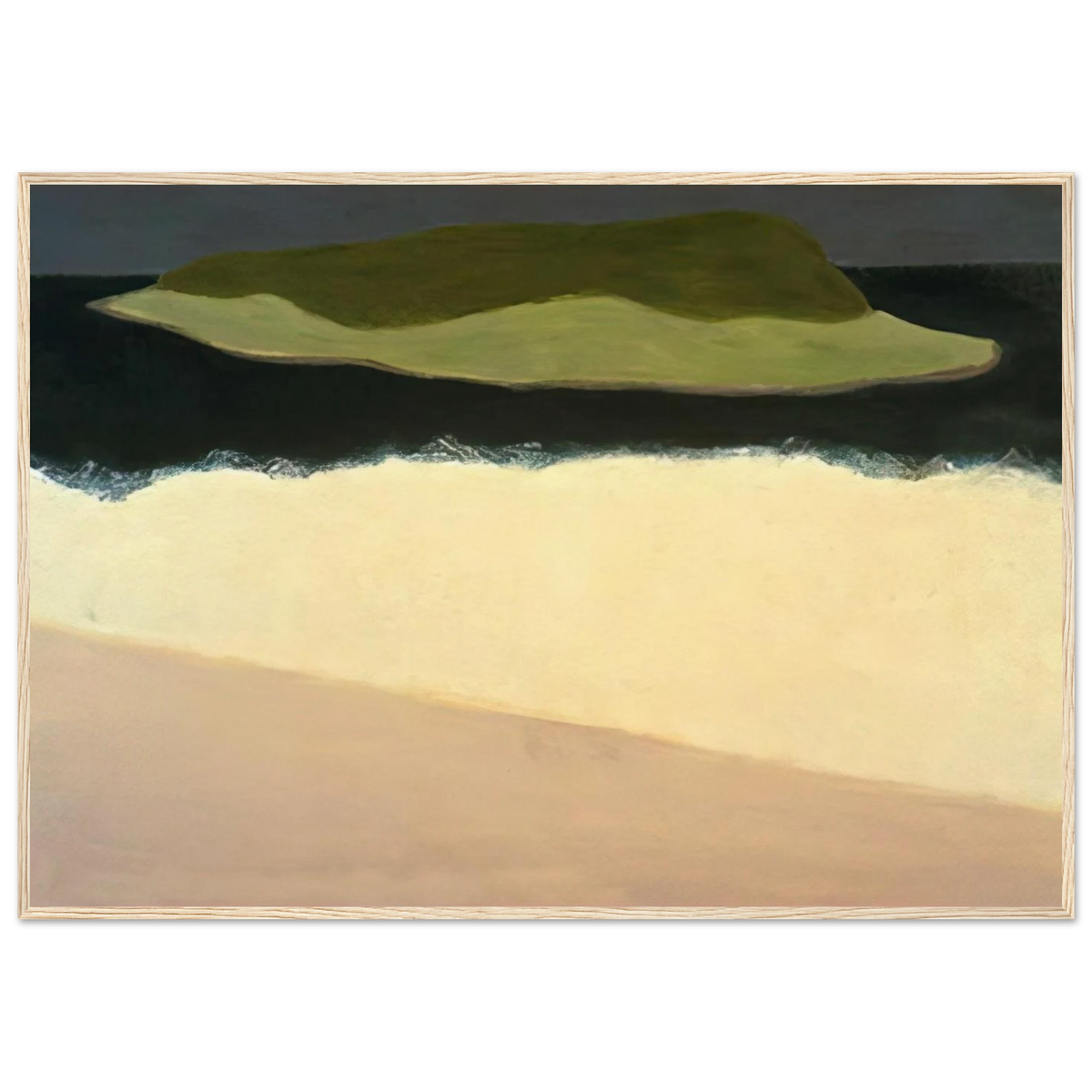 Offshore Island - 1958 Framed Poster | Milton Avery Framed Prints Wall Art | Milton Avery Store