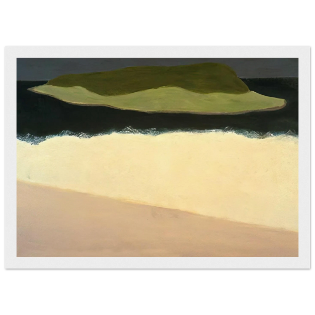 Offshore Island - 1958 Framed Poster | Milton Avery Framed Prints Wall Art | Milton Avery Store