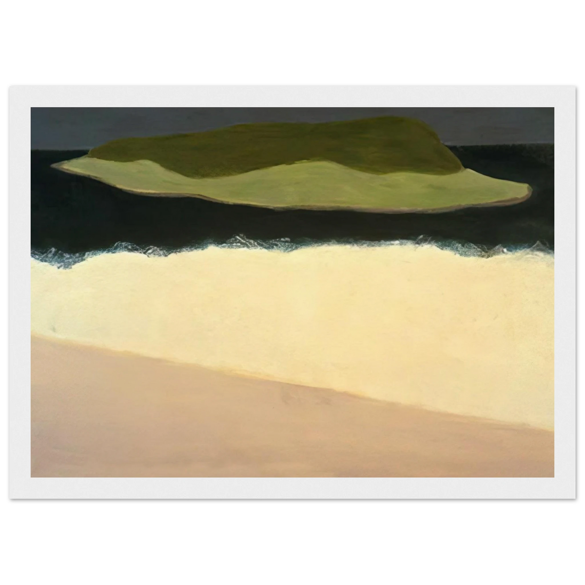 Offshore Island - 1958 Framed Poster | Milton Avery Framed Prints Wall Art | Milton Avery Store