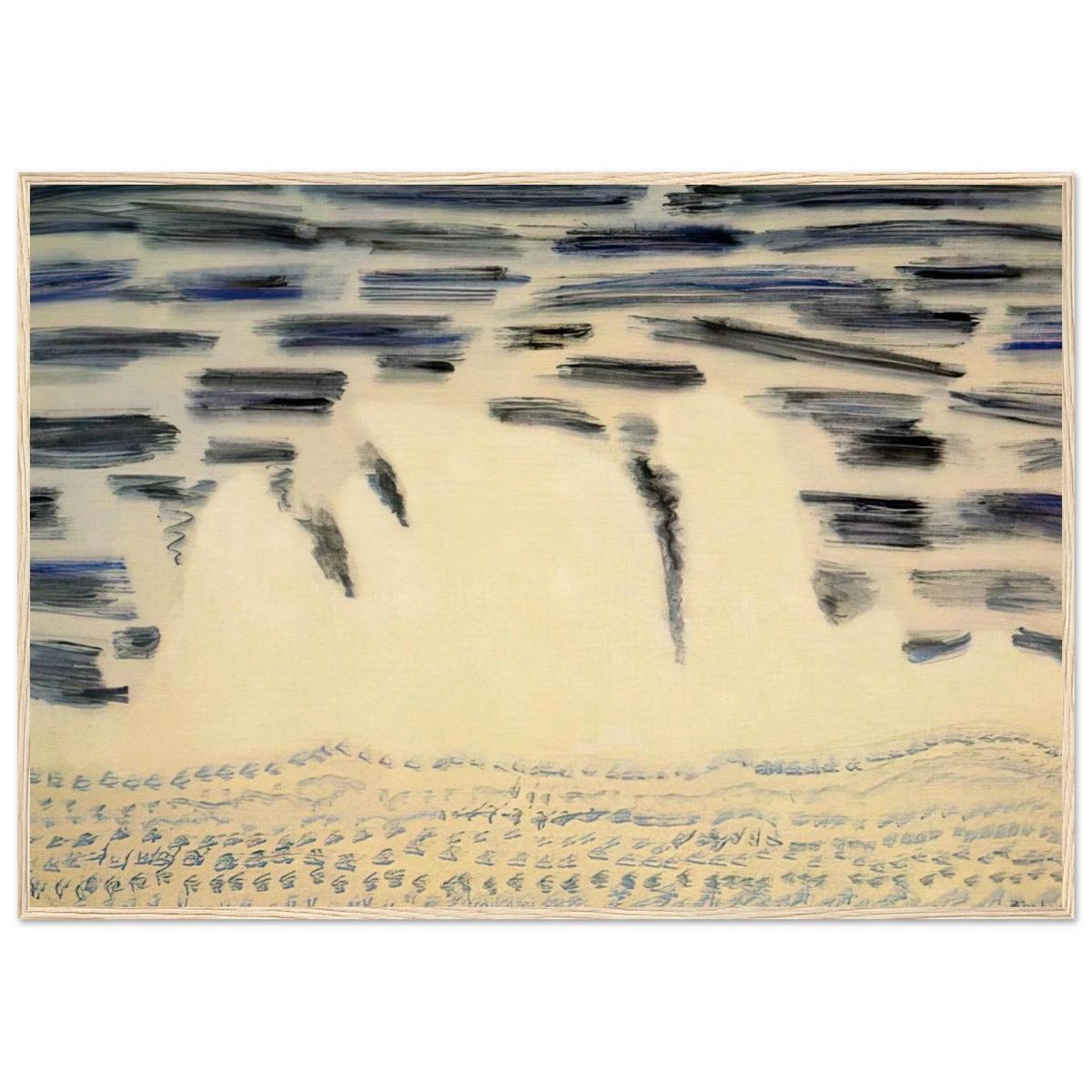 Onrushing Wave - 1958 Framed Poster | Milton Avery Framed Prints Wall Art | Milton Avery Store
