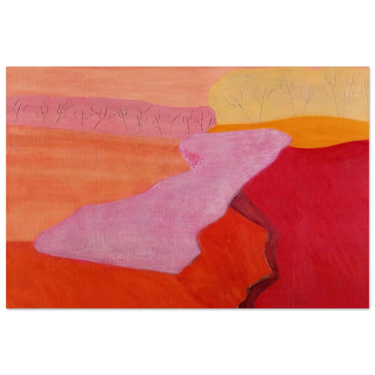 Shapes of Spring - 1952 Poster | Milton Avery Poster | Milton Avery Store