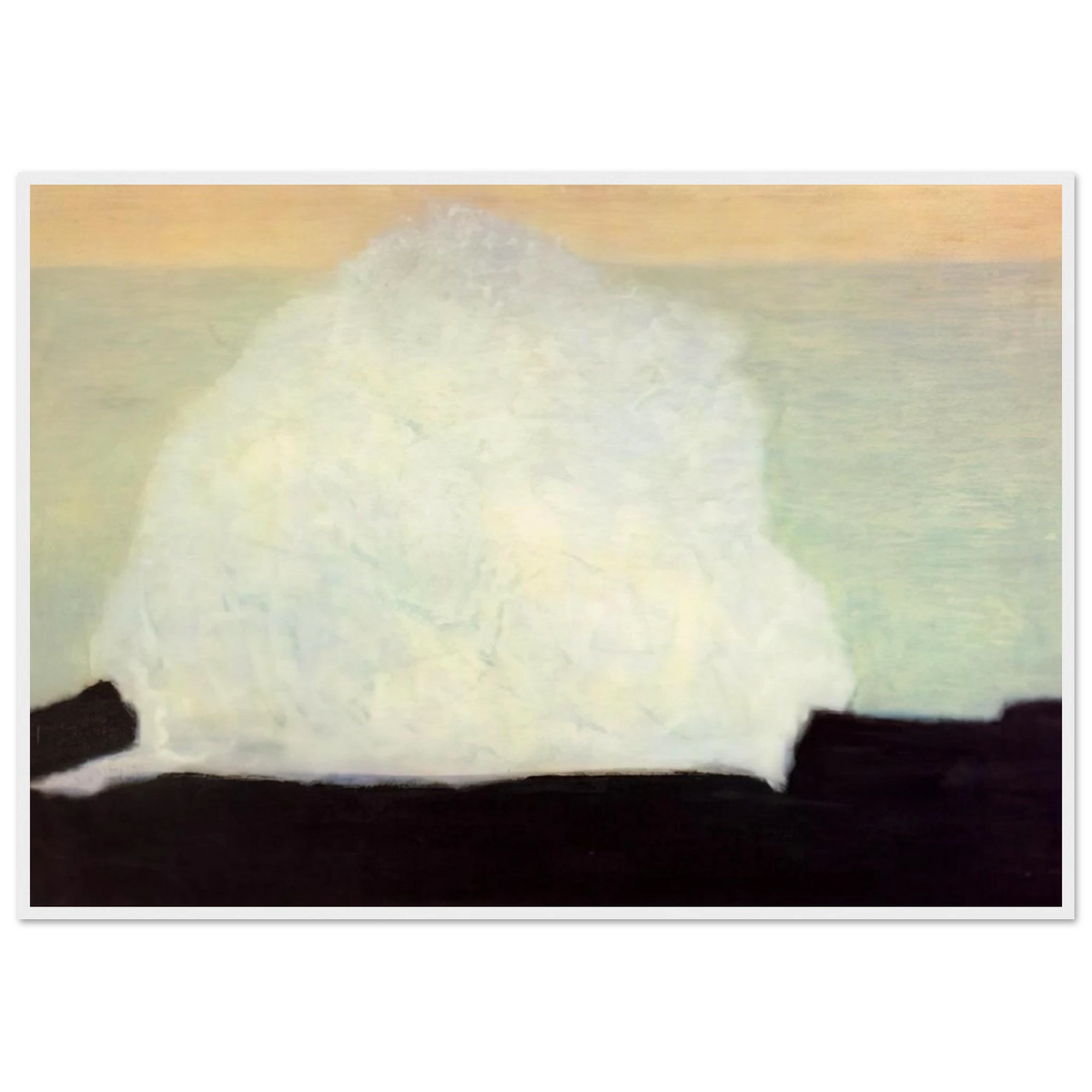 White Wave - 1954 Framed Poster | Milton Avery Framed Prints Wall Art | Milton Avery Store