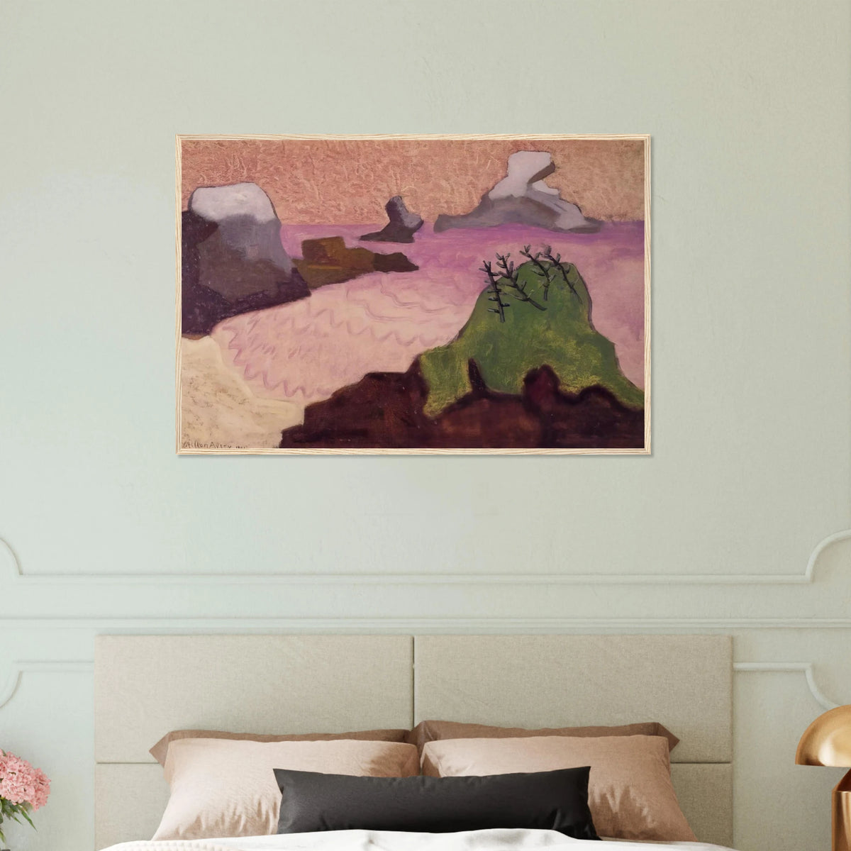 Oregon Coast - 1947 Framed Poster | Milton Avery Framed Prints Wall Art | Milton Avery Store