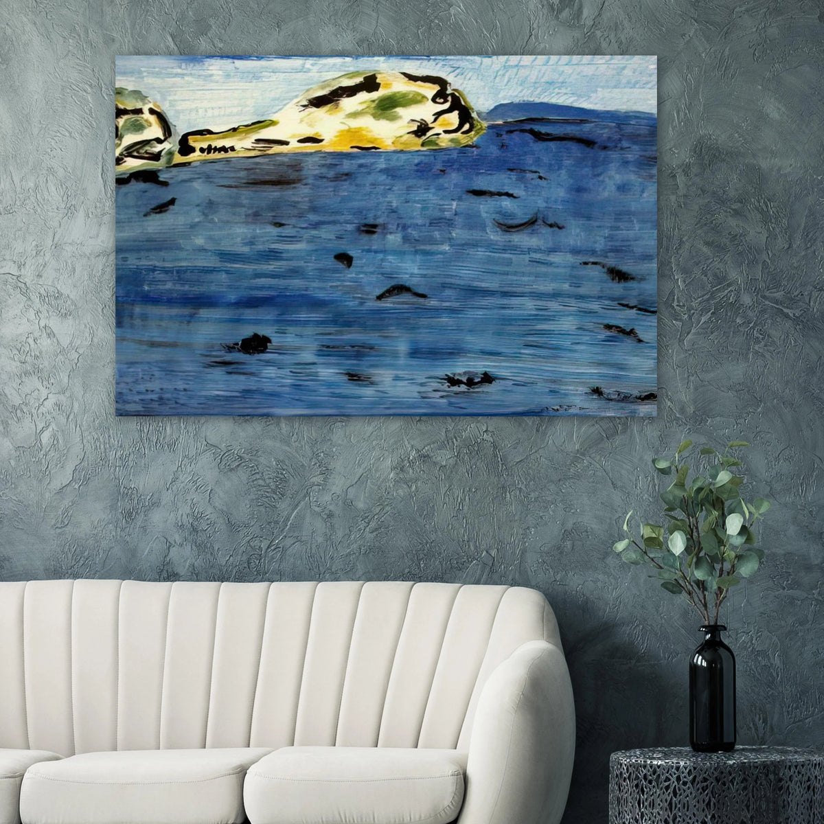 Blue Bay and Dunes - 1961 Poster | Milton Avery Poster | Milton Avery Store