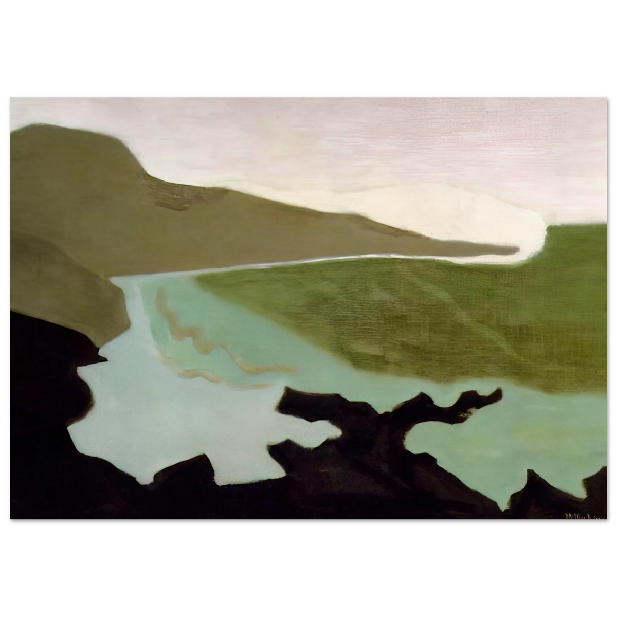 Green Sea - 1954 Poster | Milton Avery Poster | Milton Avery Store