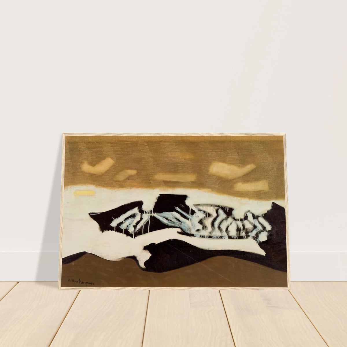 Breaking Sea - 1952 Framed Poster | Milton Avery Framed Prints Wall Art | Milton Avery Store