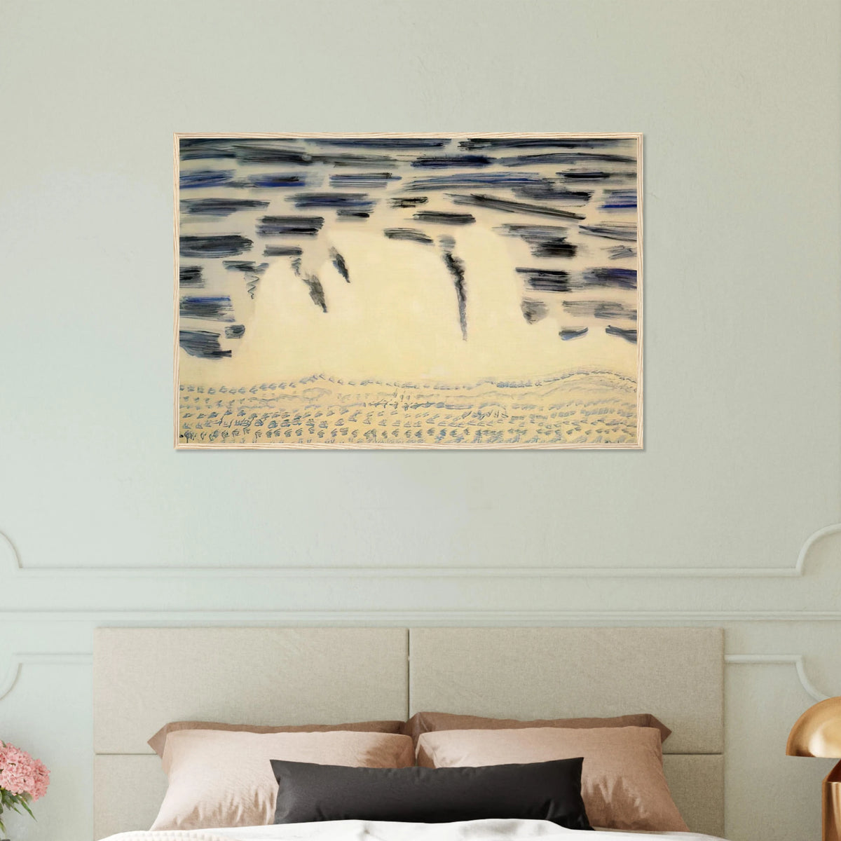 Onrushing Wave - 1958 Framed Poster | Milton Avery Framed Prints Wall Art | Milton Avery Store