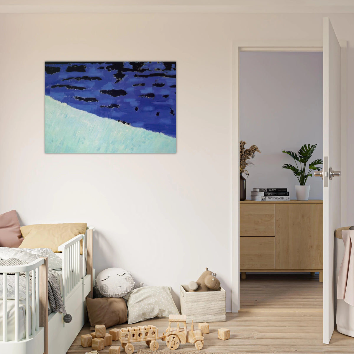 Sea Grasses and Blue Sea - 1958 Canvas | Milton Avery Canvas | Milton Avery Store