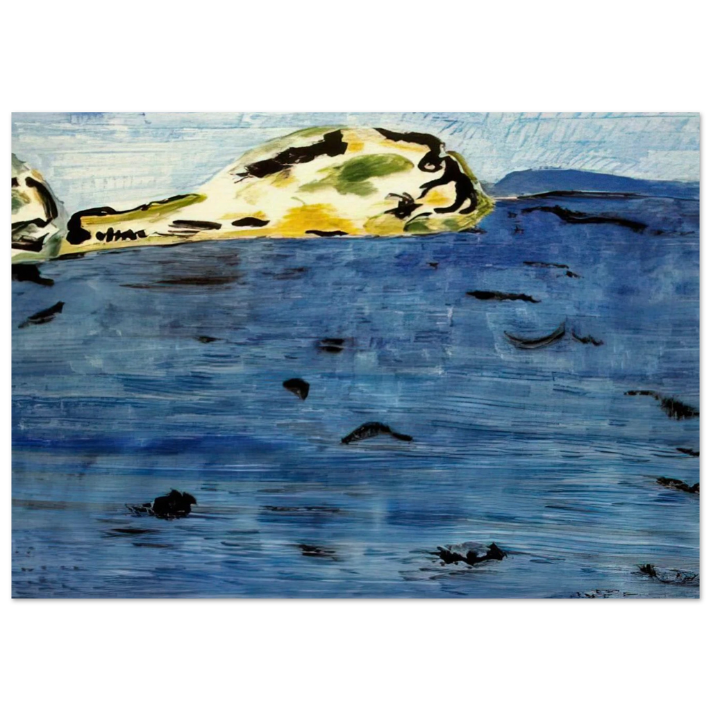 Blue Bay and Dunes - 1961 Poster | Milton Avery Poster | Milton Avery Store