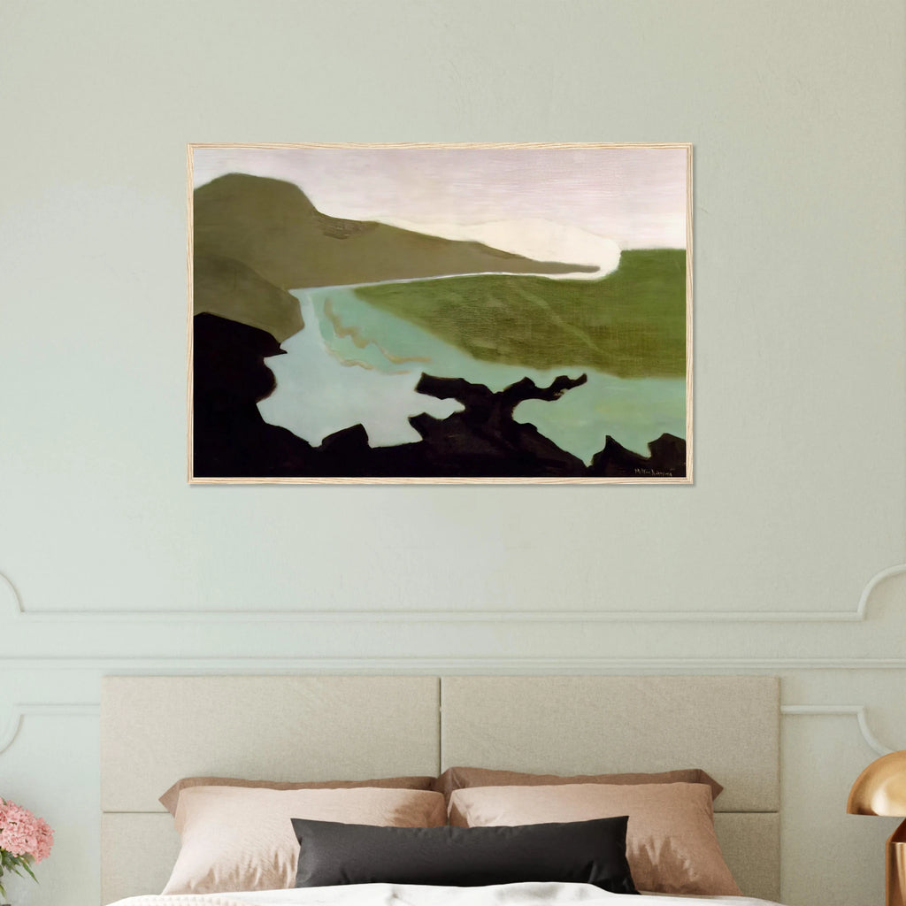 Green Sea - 1954 Framed Poster | Milton Avery Framed Prints Wall Art | Milton Avery Store
