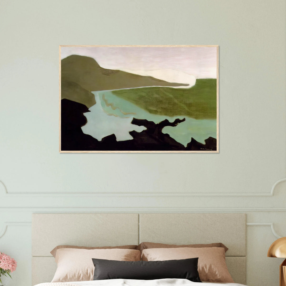Green Sea - 1954 Framed Poster | Milton Avery Framed Prints Wall Art | Milton Avery Store