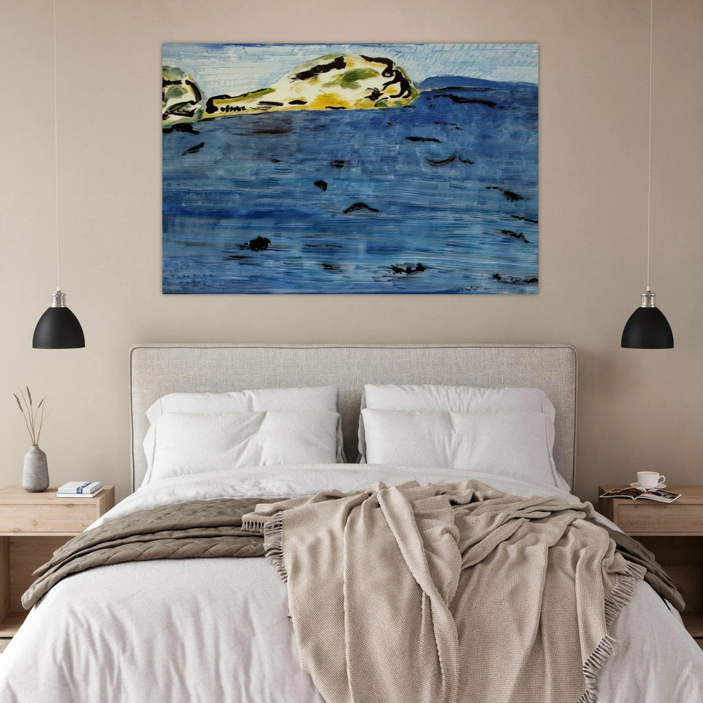 Blue Bay and Dunes - 1961 Poster | Milton Avery Poster | Milton Avery Store