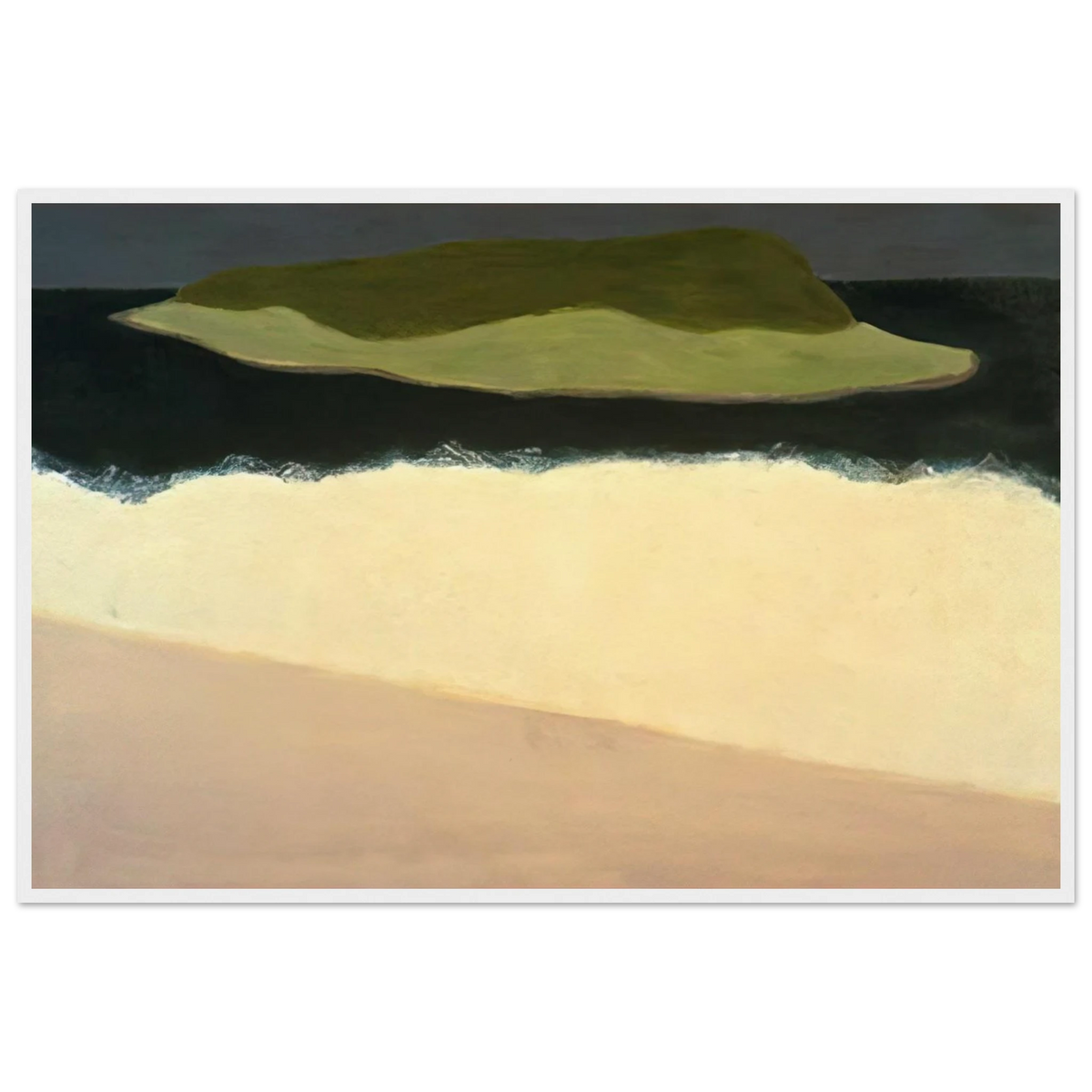 Offshore Island - 1958 Framed Poster | Milton Avery Framed Prints Wall Art | Milton Avery Store