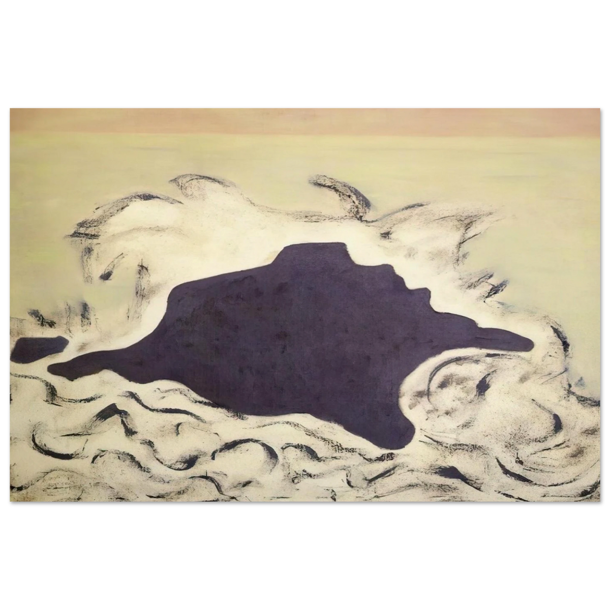 Advancing Sea - 1953 Poster | Milton Avery Poster | Milton Avery Store