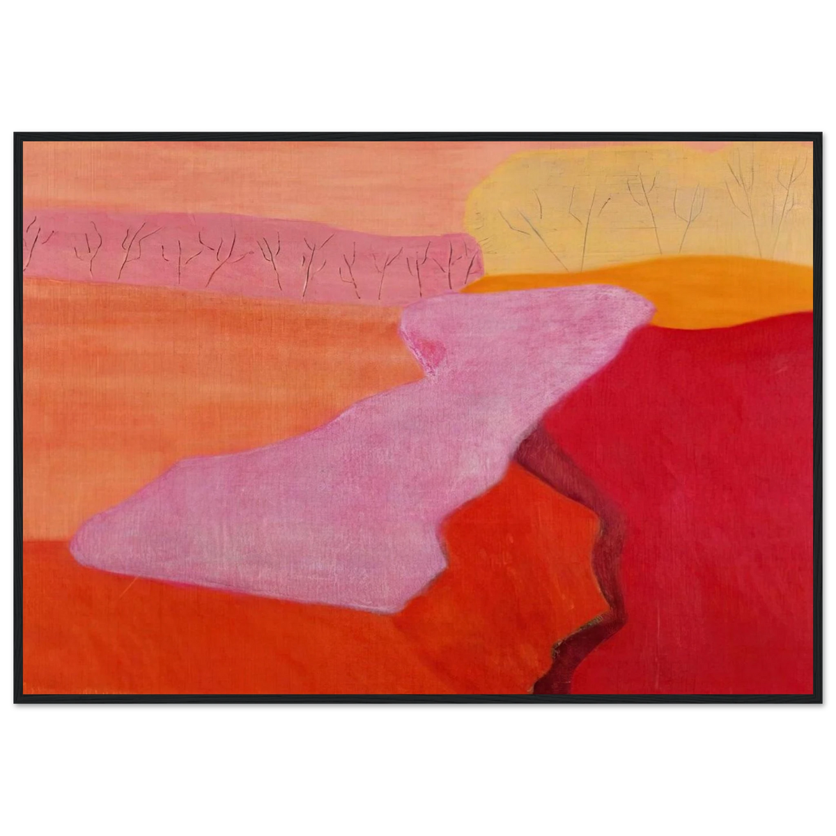 Shapes of Spring - 1952 Framed Poster | Milton Avery Framed Prints Wall Art | Milton Avery Store