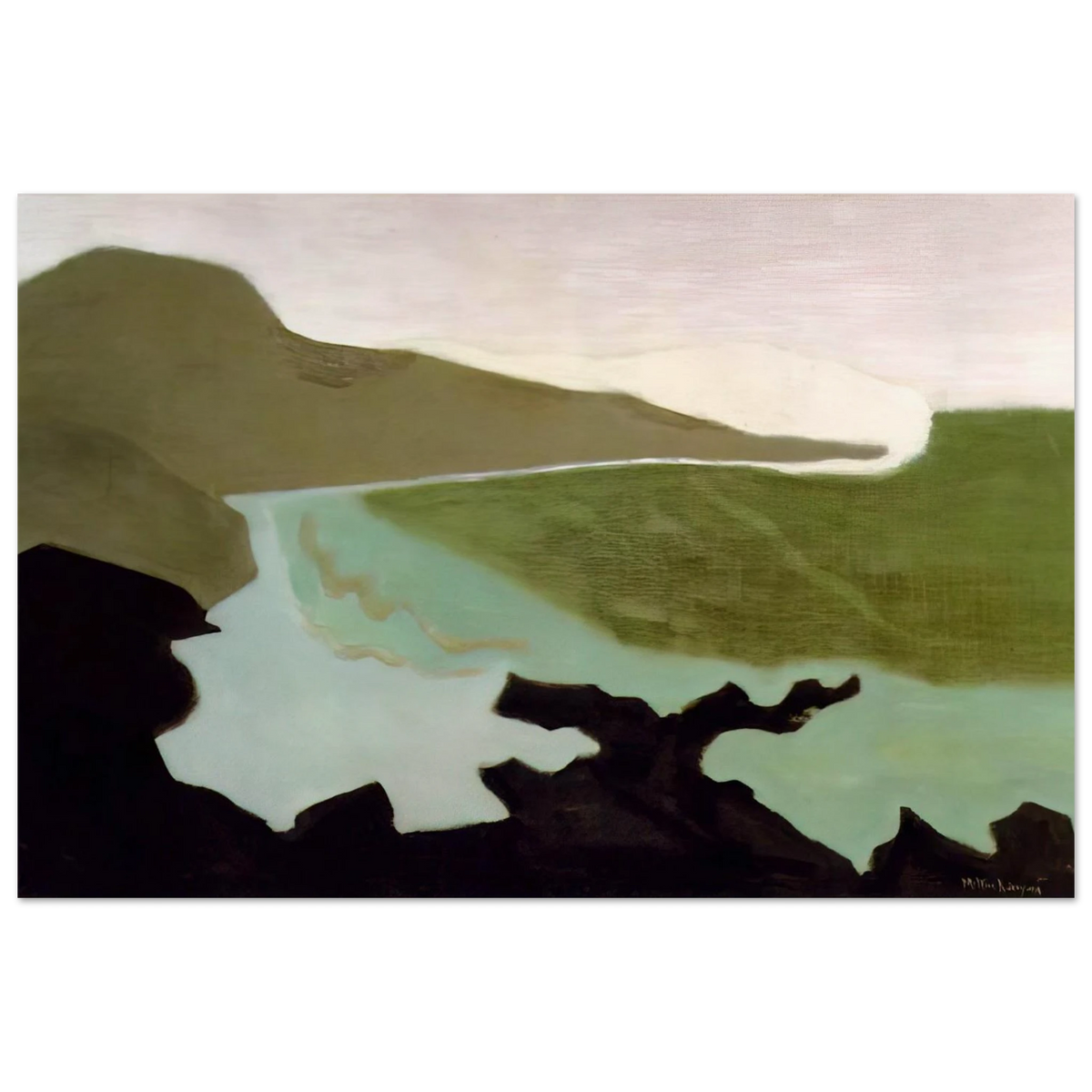 Green Sea - 1954 Poster | Milton Avery Poster | Milton Avery Store