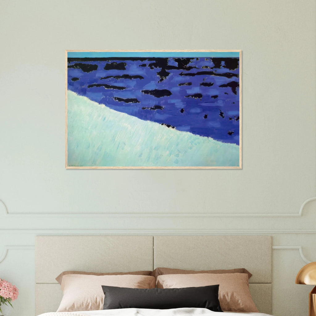 Sea Grasses and Blue Sea - 1958 Framed Poster | Milton Avery Framed Prints Wall Art | Milton Avery Store