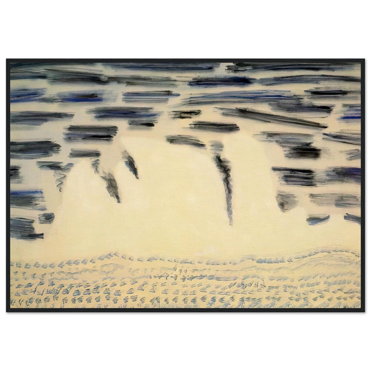 Onrushing Wave - 1958 Framed Poster | Milton Avery Framed Prints Wall Art | Milton Avery Store